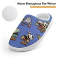 thumbnail image 4 of The Cuphead Show Kid's Cotton Slippers Winter Warm Soft Plush Slippers with Rubber Sole Non-Slip Indoor Outdoor Slip on Shoes Fluffy House Slippers For Boys Girls Teen, 4 of 8