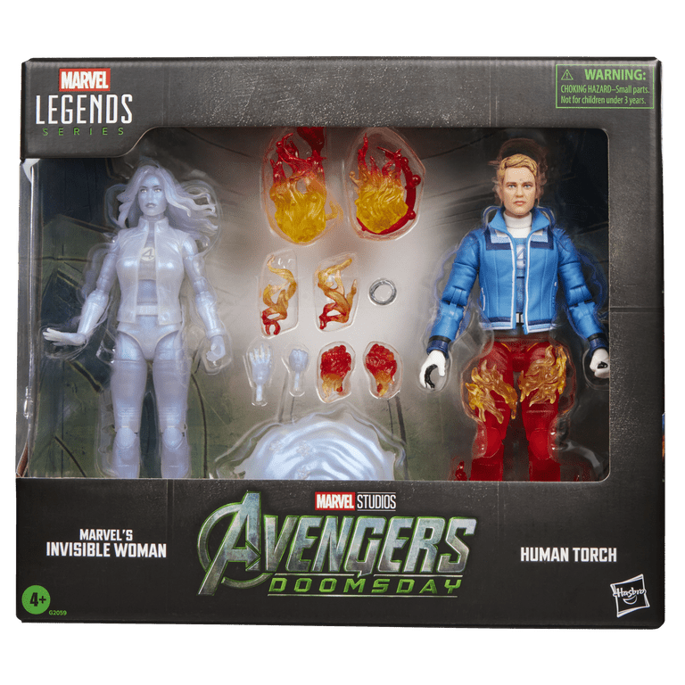 新品未開封　マーベルレジェンド　Invisible Woman Marvel Legends Series Marvel's Invisible Woman & Human Torch, 2