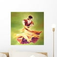 thumbnail image 1 of Flamenco Dancer Wall Mural by Wallmonkeys Peel and Stick Graphic (18 in H x 18 in W) WM63637, 1 of 4