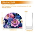 thumbnail image 4 of Yayeee Napkin Holder for Table Kitchen Paper Tissue Organization, Colorful Art Flowers, 4 of 8