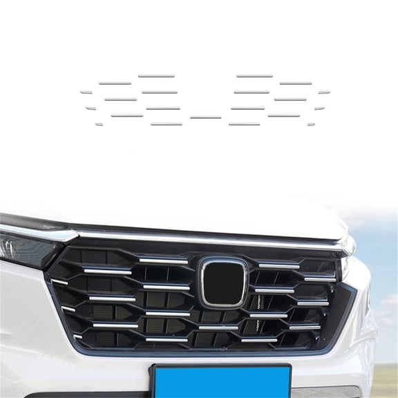 Upgrade Your For Honda For Crv 2023 2024 Front Grill With Decoration Cover Trim Fangkenuo