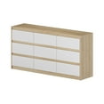 thumbnail image 4 of MONSLIPA 9-Drawer Chest Modern Wooden Dresser, White, 4 of 7