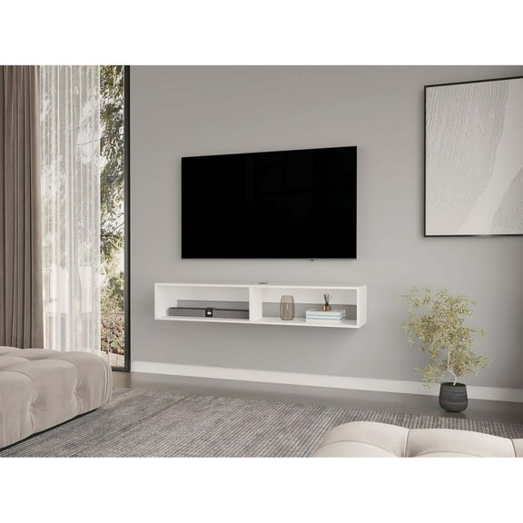 TREEVOL FURNITURE Floating Tv Stand Moore