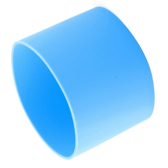 Unique Bargains Home Blue Silicone Expandable Reusable Heat Resistant Nonslip Glass Bottle Cup Sleeve