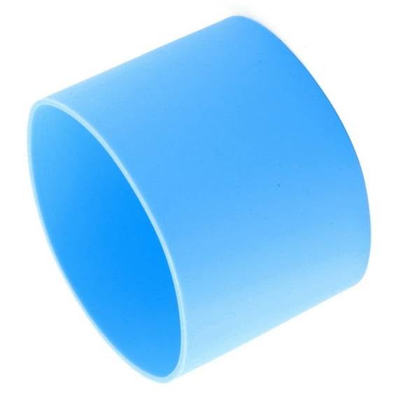 Silicone Expandable Reusable Heat Resistant Nonslip Glass Bottle Cup Sleeve Blue