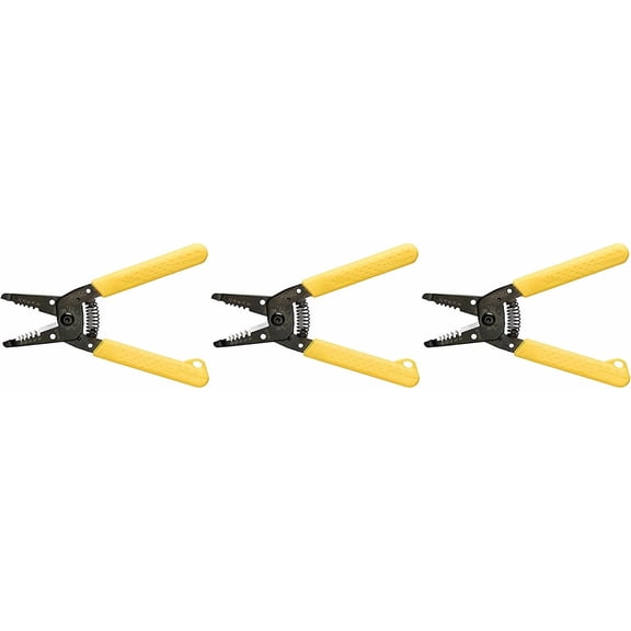 Ideal Industries 45-121 Cable Accessories, Wire Stripper hree Pck — Indoor & Outdoor Use, NEC-Compliant