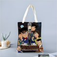 thumbnail image 2 of Detective Conan: Case Closed Bolso de tela con estampado de lienzo para mujer, bolsa de compras reutilizable y estética, con cremallera interior, regalo para mujer,40*40cm., 2 of 6