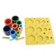 thumbnail image 5 of Tablero Educativo de para Y Csificar para Ayudas de Enseñanza Sensorial Montessori Hogar O () CUTICAT Juguetes de madera de bloques de arco iris, 5 of 8