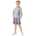 thumbnail image 6 of BZSMCE Adjustable Drawstring Casual Shorts With Red Blue Python Pattern Pattern, 6 of 9