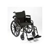 Roscoe Medical Steel Reliance III Wheelchair, 16" Seat with Swing Away Footrests, 250 lb Capacity