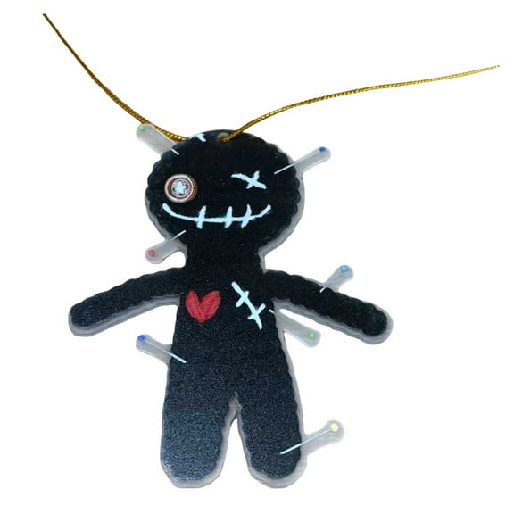 Funny Positive Voodoo Doll Pendant, Emotional Support Gift, Stress Relief Doll, Motivational Doll, Gift for Friends，Coworkers, Voodoo Decorations, Halloween Office Decorations, Family Party Favors.