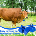 thumbnail image 4 of Cow Bells Noise Makers Cheering Bell: 12 Pcs Metal Cowbells Blue, 4 of 7