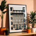 thumbnail image 3 of Firenze Architectural 01 - Florence Tuscany Italy Photography Architecture Cityscape Vintage Travel Poster Black Framed Wall Art Print 5 x 7 inches, 3 of 8