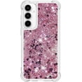 thumbnail image 2 of Case for Samsung Galaxy A35 5G Case Glitter Liquid Cute Clear Phone Case Floating Quicksand Shockproof Protective Bumper Soft TPU Case for Samsung Galaxy A35 5G Love Rose YB, 2 of 7