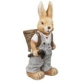 thumbnail image 2 of Northlight Boy Rabbit Outdoor Easter Garden Planter - 19.25", 2 of 8