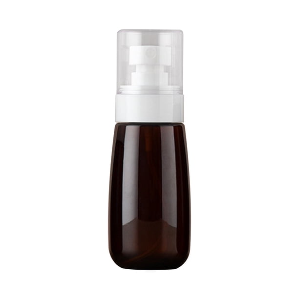 Botella de spray Fine Mist Envase cosmético de viaje recargable de 60 ml | Pequeño atomizador de perfume de plástico vacío para maquillaje de cabello con aceite | Mini bomba transparente a prueba de