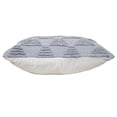 thumbnail image 6 of Laddha Home Designs Handwoven Embroidered Cotton Throw Pillow Cover - 20" - Gray and White, 6 of 8