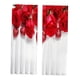 thumbnail image 4 of Cortinas transparentes Barra de bolsillo Cortina 52 x 95 pulgadas Translúcido Estampado de rosas Filtro de luz Cortinas de ventana Cortinas verticales, 4 of 9
