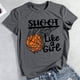 thumbnail image 1 of shoot like a girl baloncesto camiseta tee Gris oscuro XL FLhrweasw Para estrenar, 1 of 1