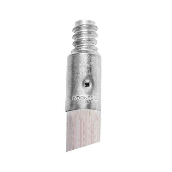 0.93 in. Dia x 54 in. Metal Tip Threaded Hardwood Broom & Roller Handle