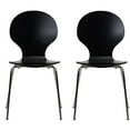 thumbnail image 5 of Shell Bentwood Dinette Chairs Multiple Colors, Set of 2, Black, 5 of 20