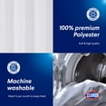 thumbnail image 4 of Clorox Waterproof Fabric Shower Curtain, Durable Fabric, Weighted Magnets - 72" x 72", White, 4 of 12