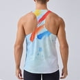 thumbnail image 5 of Hilenly Marathon Tank Top for Men Lightweight Sleeveless Running Singlet Shirt Quick Dry Workout T-Shirt, 5 of 6