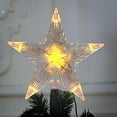 thumbnail image 1 of Adorno de árbol de Navidad con luz LED en forma de estrella AIR&TREE 16 cm 10 unidades blanco cálido, 1 of 9