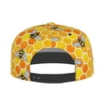thumbnail image 4 of Gaeub Honeycombs Flat Bill Snapback Hats Baseball Caps with Adjustable for Running Workouts and Outdoor Activities, 4 of 9
