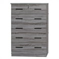 thumbnail image 3 of Better Home WC5-GRY Cindy Commode 5 Tiroirs en Bois avec Serrure, Gris, 3 of 14