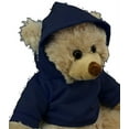thumbnail image 3 of Plush Gear Blue Hoodie for 6"-10" Stuffed Animals – Cozy Sweatshirt Outfit, 3 of 3