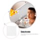 thumbnail image 3 of BRIGHTFUFU 37x37cm Organizador de juguetes de bañera premium multifunción Bolsas de almacenamiento de juguetes de baño Almacenamiento de productos de baño con gancho (Blanco), 3 of 8
