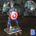 thumbnail image 1 of Marvel-figura de acción del Capitán América, de 7 pulgadas juguete, escudo Mijolnir, Steve Rogers Legends Avengers 4 Endgame, película Spuer Hero ZD Fivean  unisex, 1 of 2