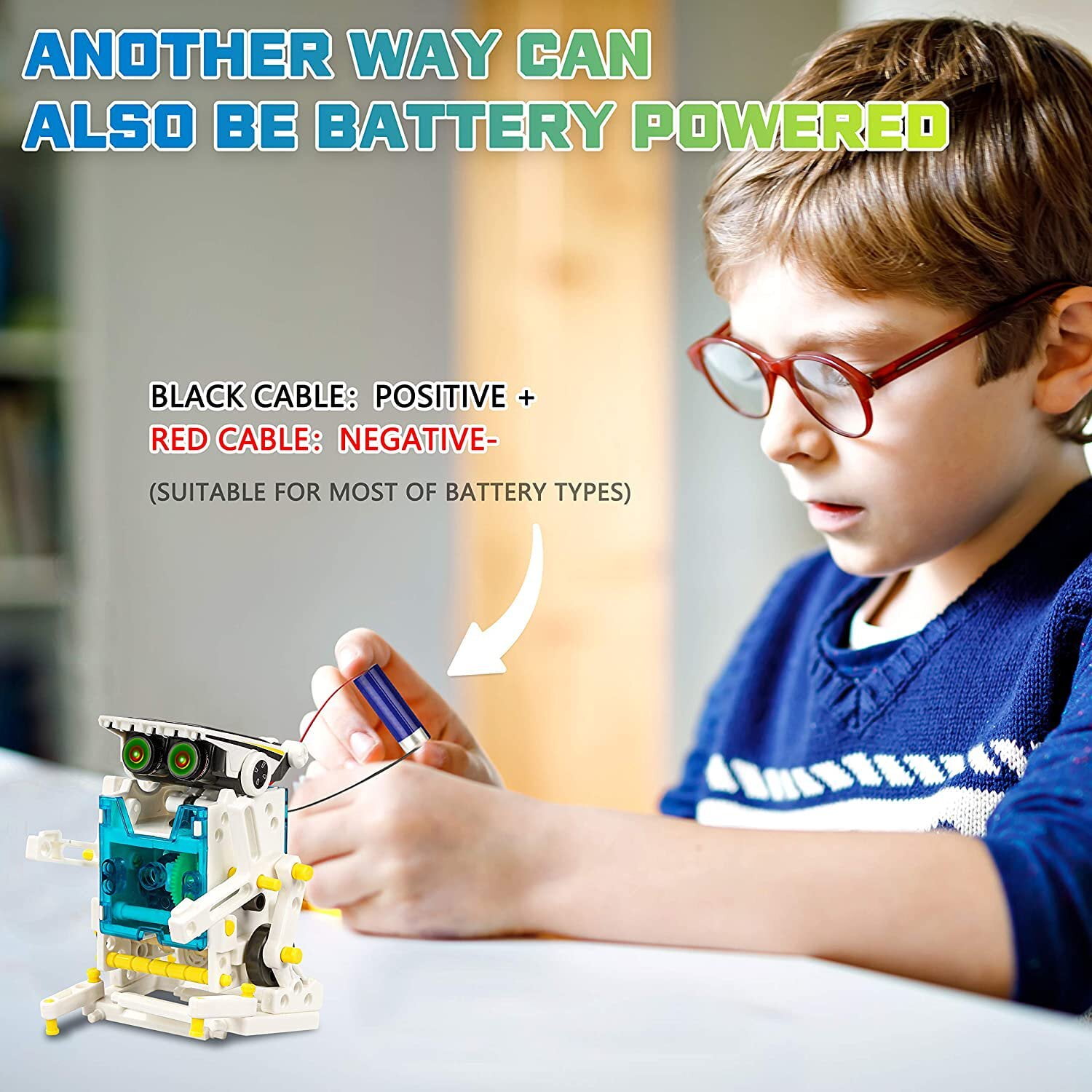 Freecat 12-in-1 Solar Power Robots Creation Toy, DIY Robotics Kit Science Educational Toy Building Robotic Set for Kids Age 8-12