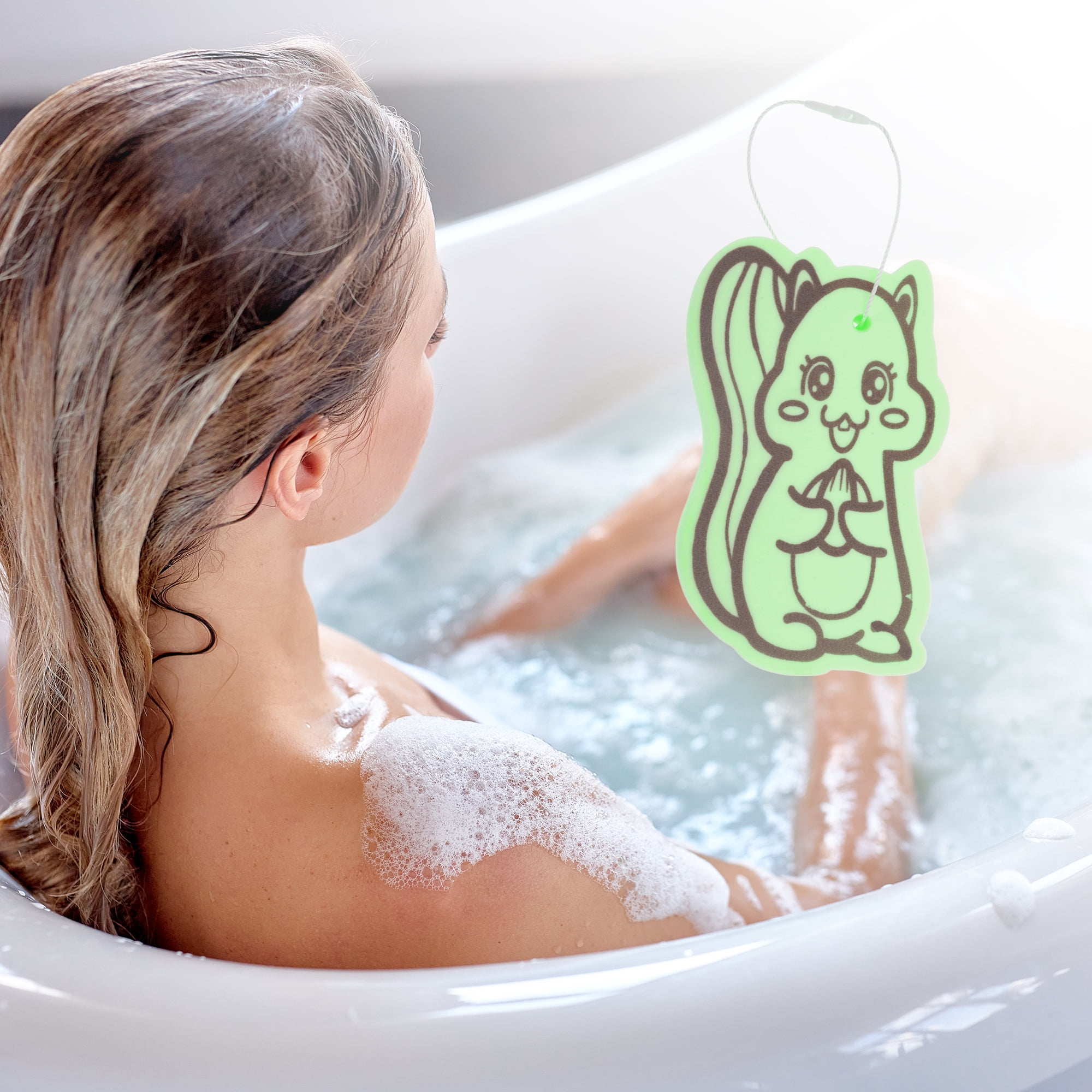 Unique Bargains Cartoon Bath Brush Sponge 4.53"x2.76"x1.1" 1 Pc Green