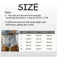thumbnail image 5 of Tittly Shorts for Women Denim Shorts Tassel Solid Shorts High Waist Women Shorts Denim Hole Perforated Plus Size Pants Sweat Shorts Lounge Shorts Women Blue M, 5 of 5