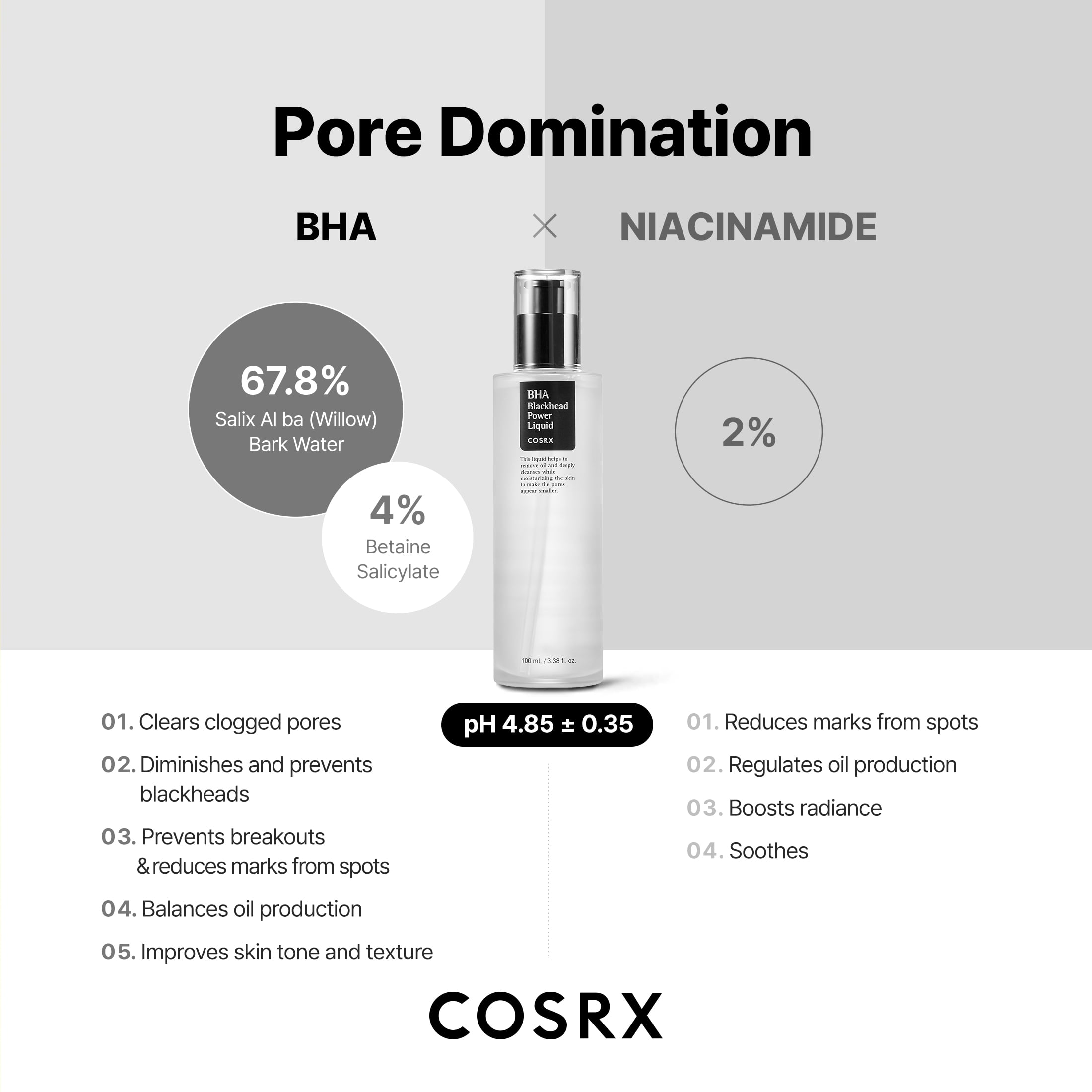 COSRX BHA Blackhead Power Liquid (3.38 fl.oz)