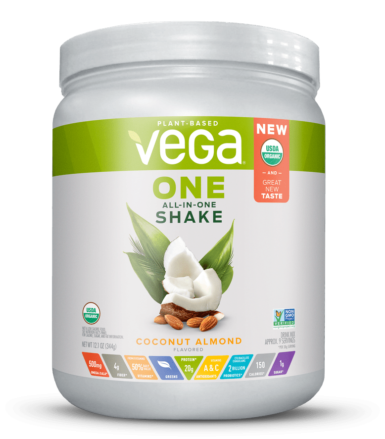 Vega One Organic AllinOne Plant Protein Powder, Coconut Almond, 20g