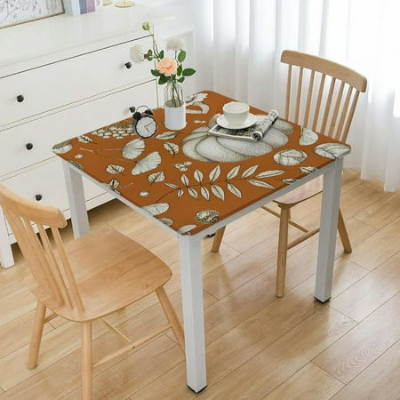 

ZHZY Square Table Cover 100% Polyester Fiber Outdoor Fitted Washable for Home Kitchen Outdoor Decoration 46 *46