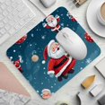 thumbnail image 2 of Alfombrilla de ratón navideña de Papá Noel con base de goma antideslizante, cuadrada, protector para portátil, almohadillas de escritura, alfombrilla de ratón para juegos de ordenador,, 2 of 7