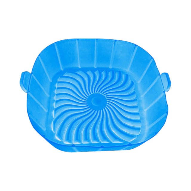 Moins de 5 Friteuses à Air Chaud & Accessoires Doublures en Silicone pour Friteuse pour 2 à 3 Petites Friteuses Antiadhésives Réutilisables Doublures de Friteuse Panier en Silicone Plateau de Cuisson Accessoires 2 Pack Friteuses Carrées