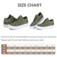 thumbnail image 2 of JENN ARDOR Fashion Wedge Sneakers for Women Platform Wedge Sneakers Hidden Wedge Canvas Shoes Casual Booties Slip On Walking Shoes Zipper Platform Sneakers, 2 of 8