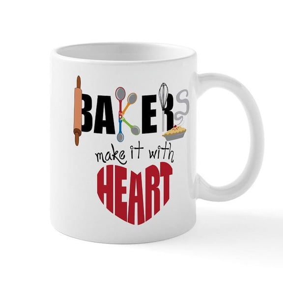 CafePress - Bakers Mug - 11 oz Ceramic Mug - Novelty Coffee Tea Cup