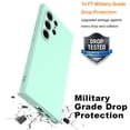 thumbnail image 3 of Ebizware Shockproof Silicon Slim Cell Phone Case for Samsung Galaxy S24 Ultra, Mint Green, 3 of 9