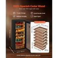 thumbnail image 4 of KFFKFF Electric Humidor Cabinet, 288L Capacity, Holds up to 1700 Cigars, Features Compressor Cooling, Adjustable Humidity and Temperature Control, Spanish Cedar Shelves and Drawers, 7-Tier Design, 4 of 9