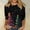 003 Multicolor, variant on Hvot&aat Women Christmas Sparkling Colorful Christmas Tree Print Shirts Spooky Season Fall Loose Fit Tunic Tops