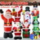 thumbnail image 2 of Decoración navideña para exteriores, muñeco de nieve inflable de Papá Noel, modelo de árbol de Navidad grande de 1,2 M-2,4 M, juguete para decoración del hogar, 2 of 4