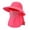 Z02 Watermelon Red, variant on Womens Sun Hats with UV Protection Casual and Basic Solid Color Packable Bucket Hiking Travel Outdoor Hat Womens Summer Sun Hat Light Gray One Size