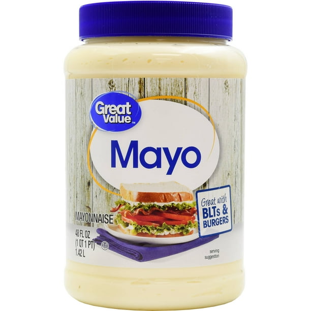 Great Value Mayonnaise, 48 fl oz