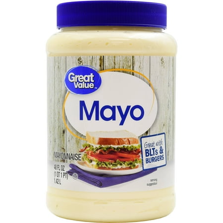 (2 Pack) Great Value Mayo, 48 oz